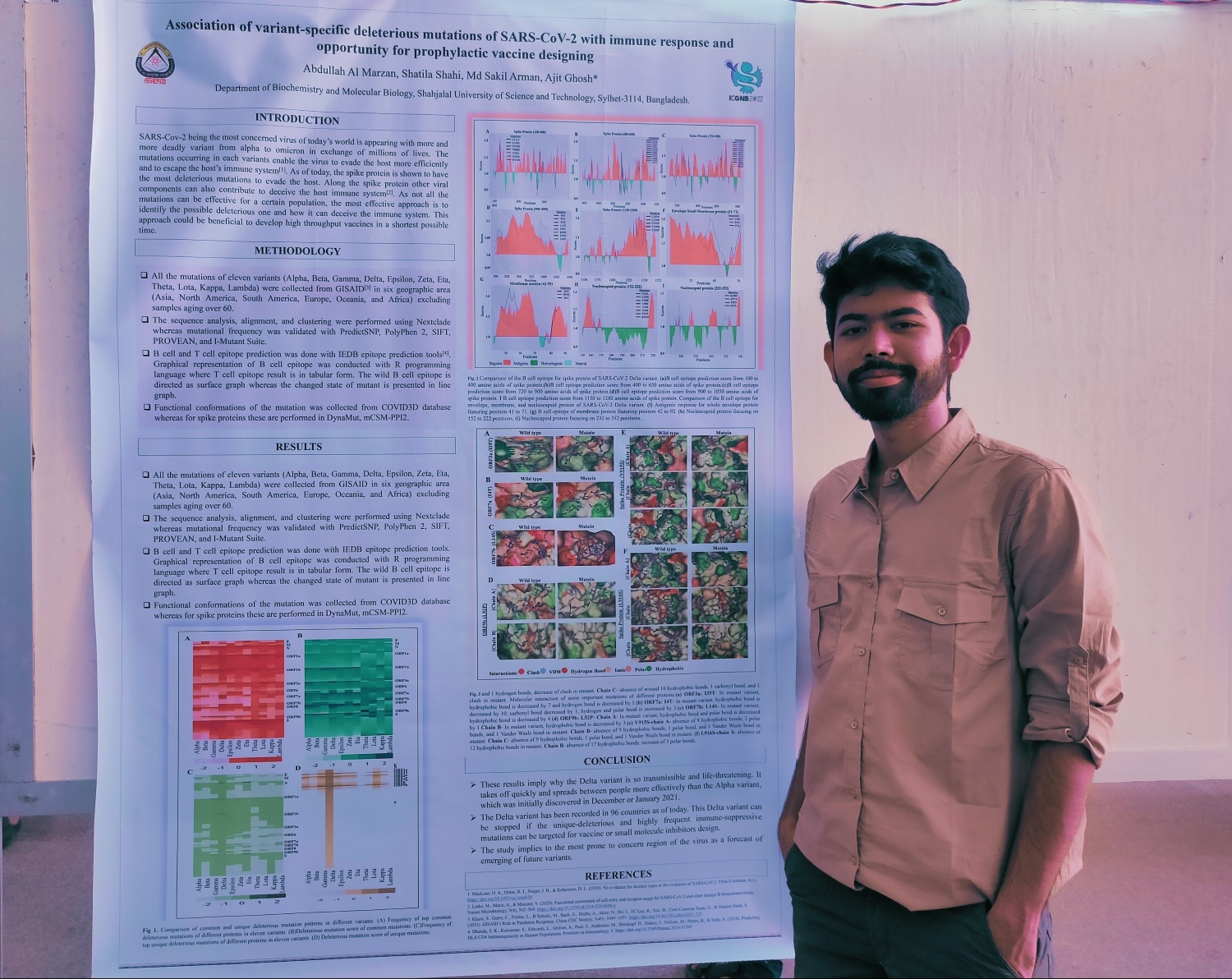 Poster Presentation of Abdullah Al Marzan
